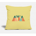 Mountain Paradise Washed Yellow Pillow